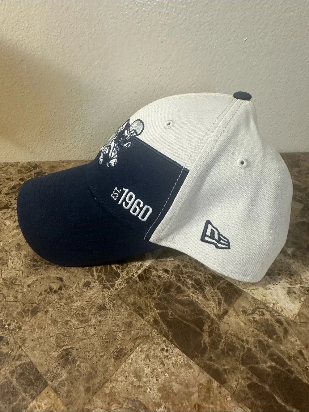 New Era 39thirty Dallas Cowboys 2023 Historic Throwback Retro Logo Hat M/L